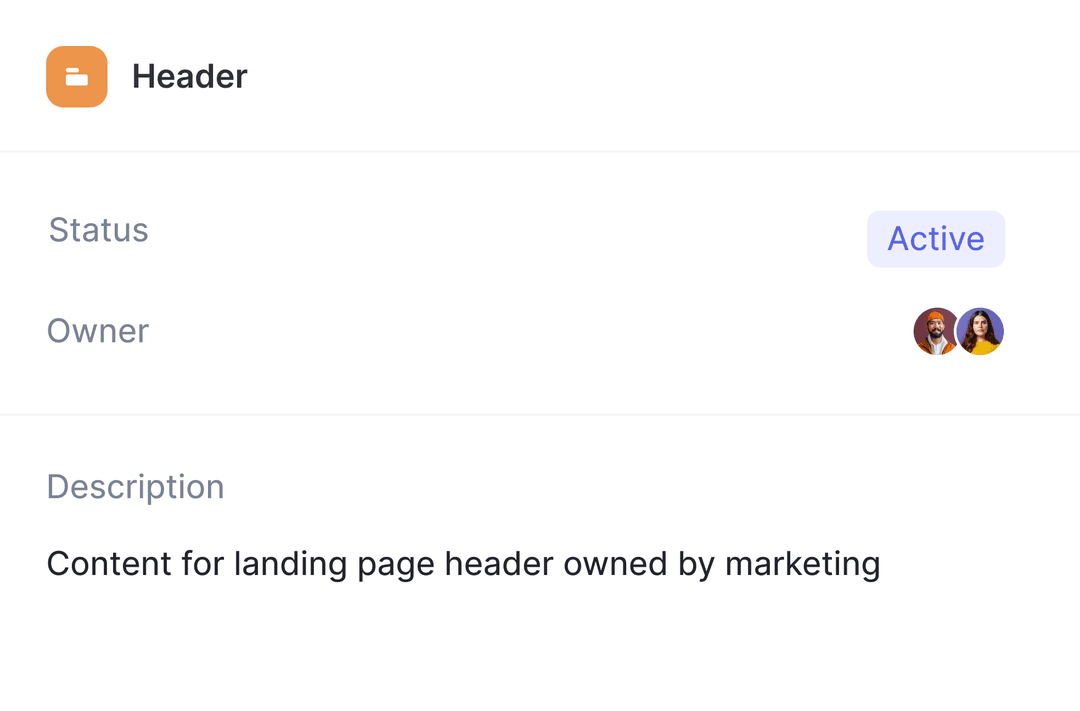 Landing pages